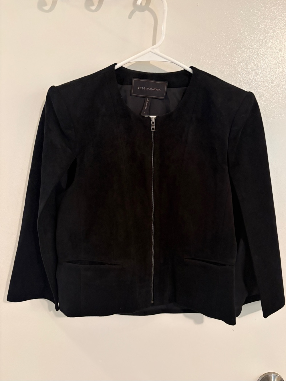 BCBGMaxAzria Garry Black Capelet